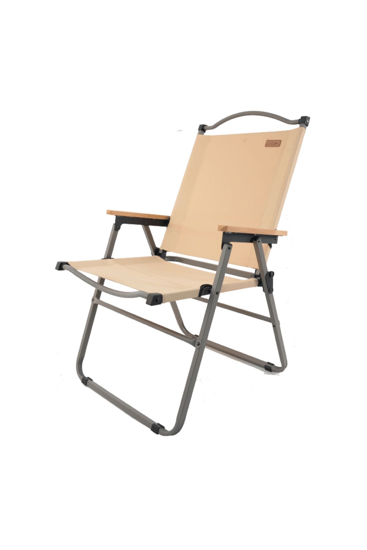 صندلی کمپ قهوه‌ای کمپینگ کرم اردوگاه بافا campout