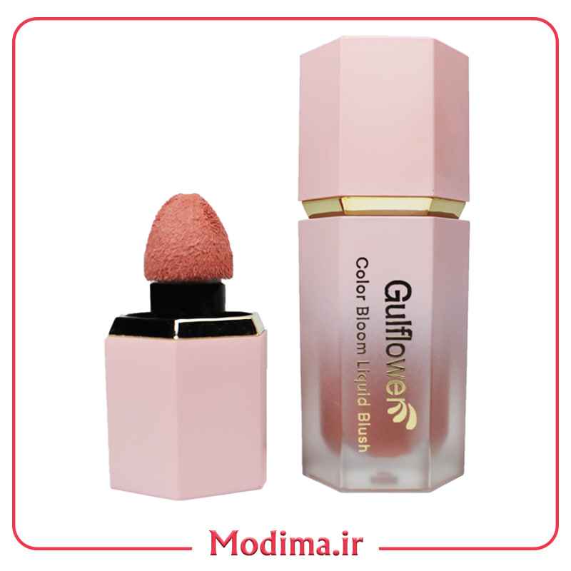 رژگونه مایع پد دار مدل Gulflower🌸