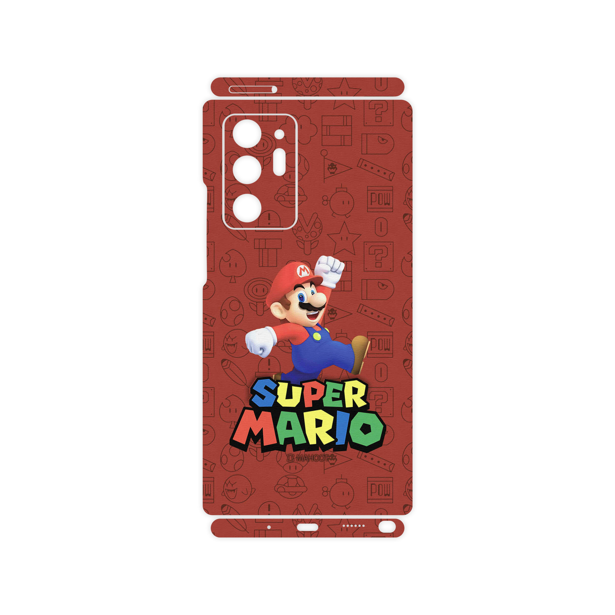 برچسب پوششی ماهوت مدل Super-Mario-Game-FullSkin مناسب برای گوشی موبایل سامسونگ Galaxy Note20 ULTRA