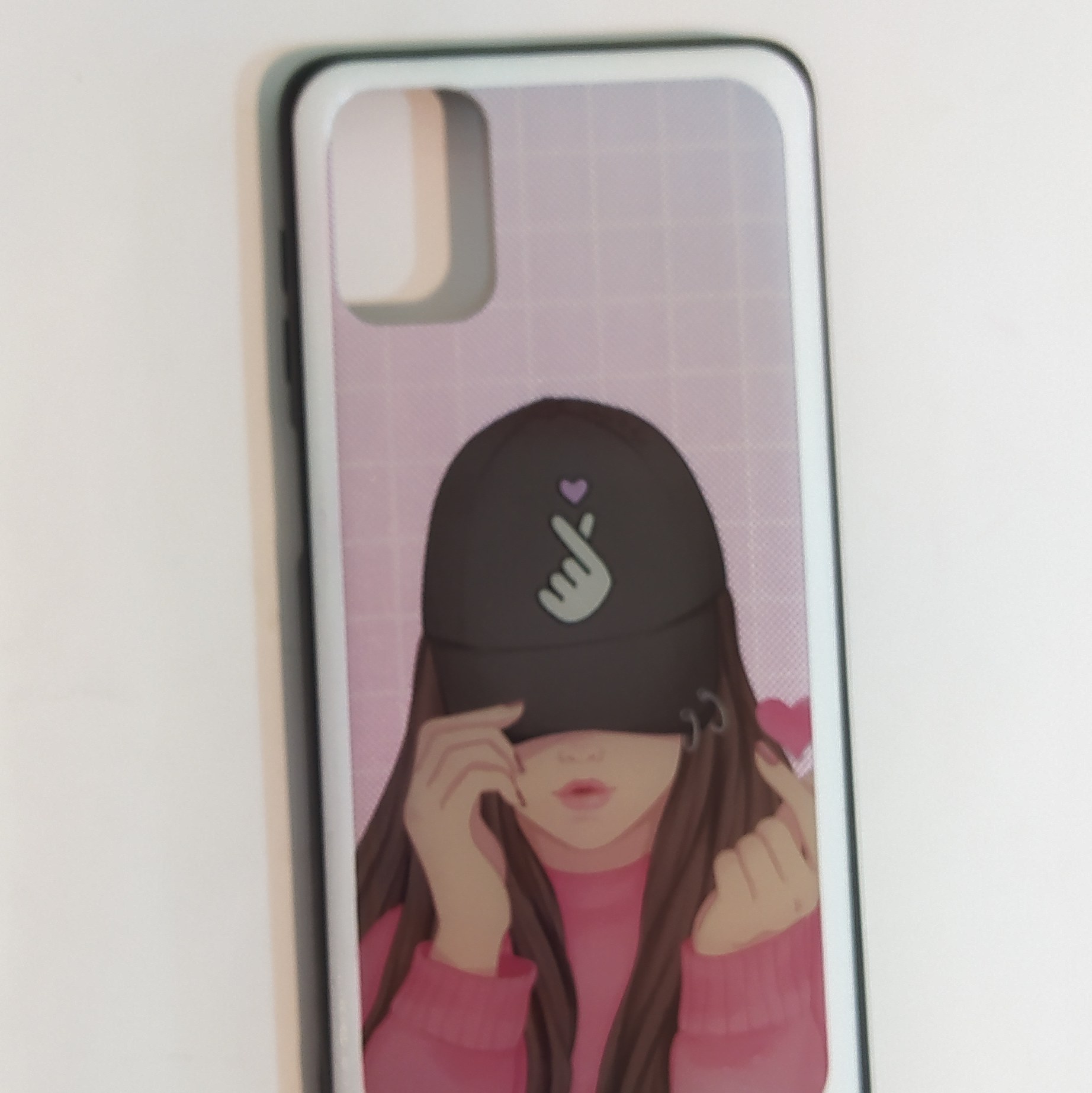 گارد.کاور سامسونگ M51مدل طرح دار رنگ صورتی