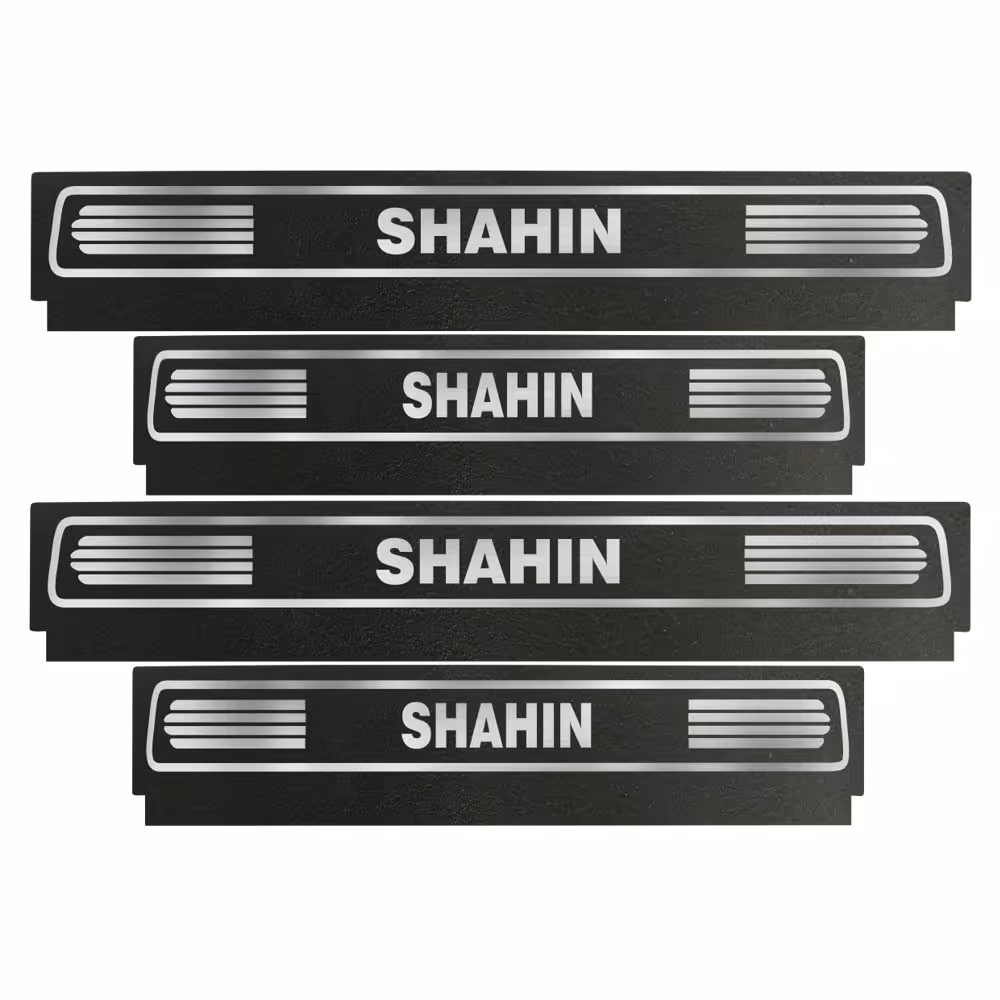 برچسب پارکابی خودرو مهدیار طرح چرم کد SP153 مناسب برای شاهین بسته 4 عددی