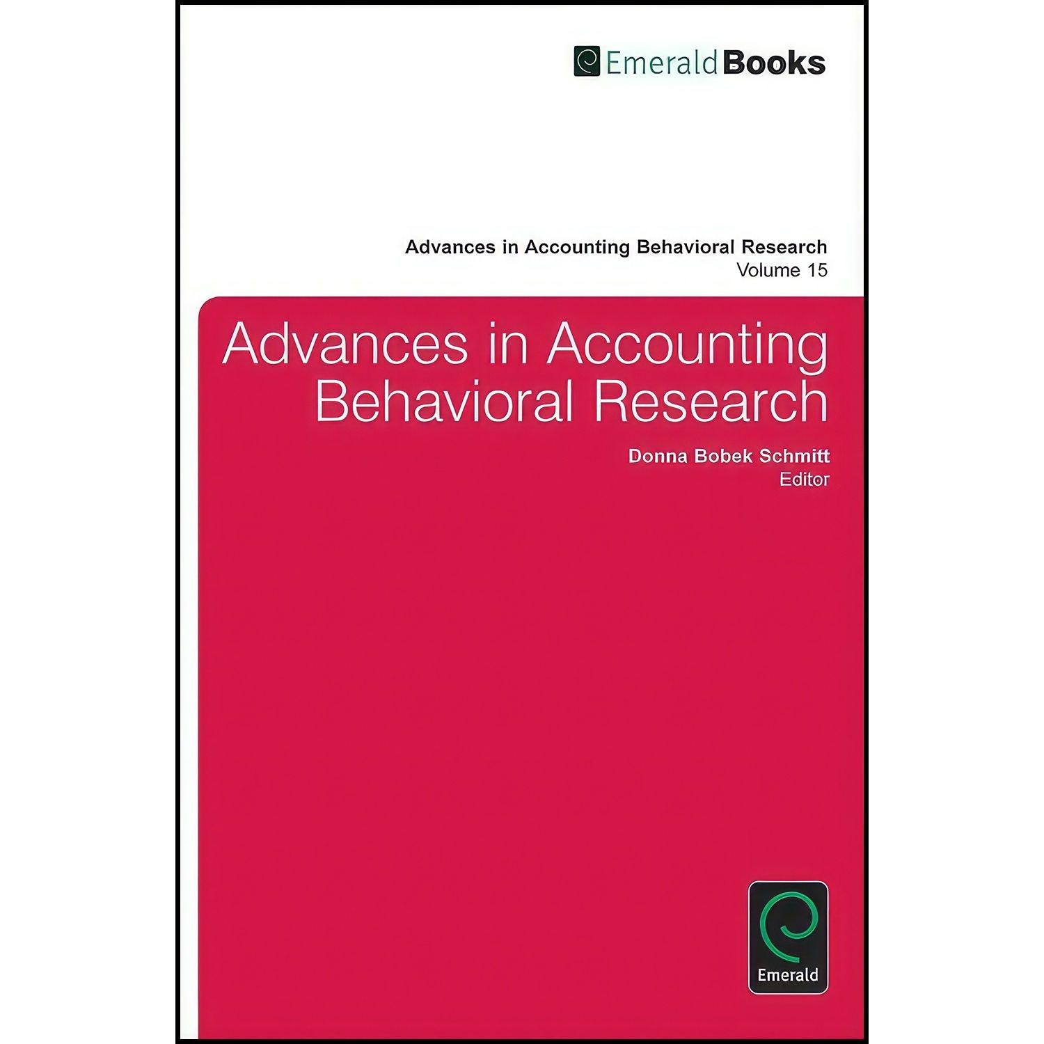 کتاب زبان اصلی Advances in Accounting Behavioral Research Volume