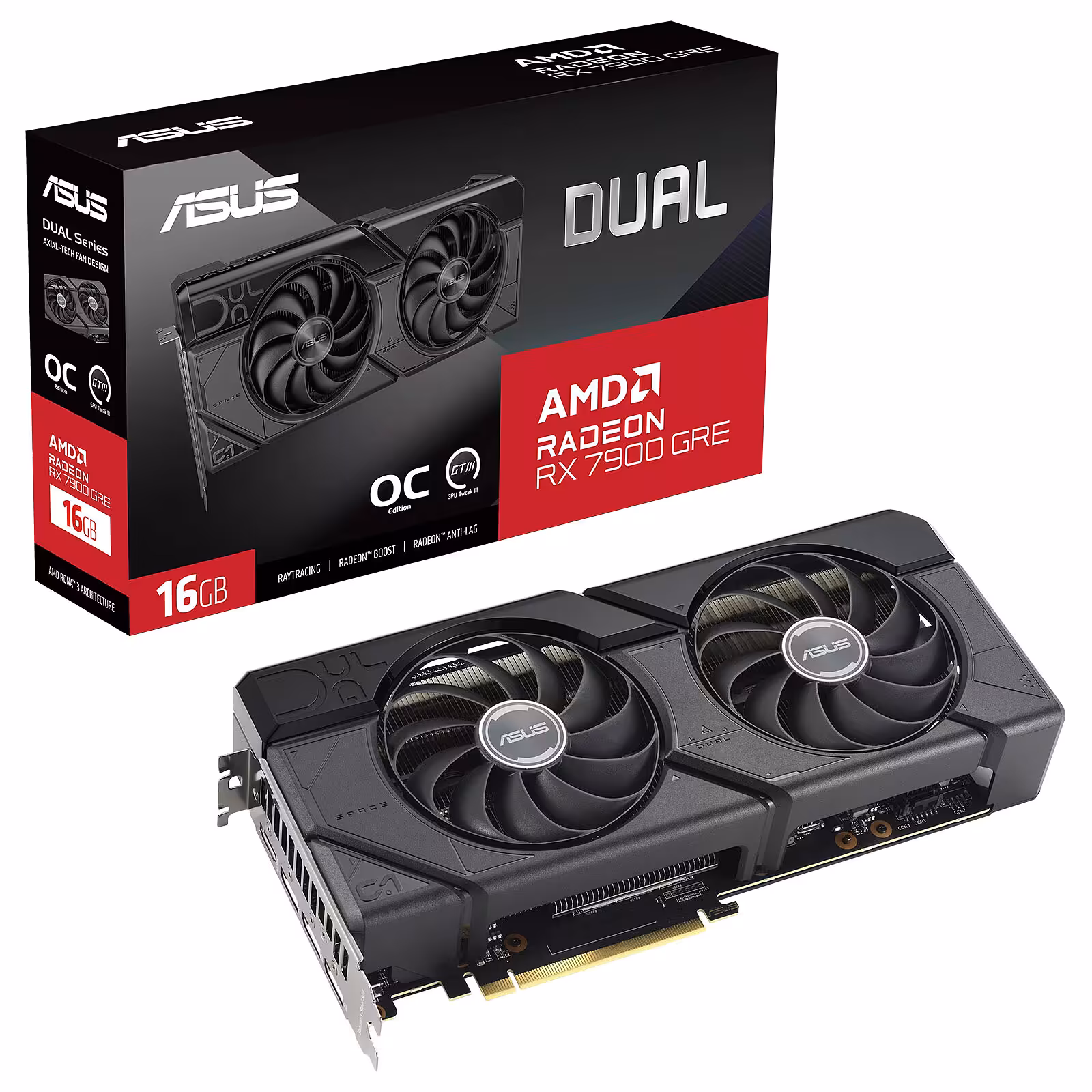 کارت گرافیک مدل RX-7900 GRE Dual OC 16GB Asus ایسوس