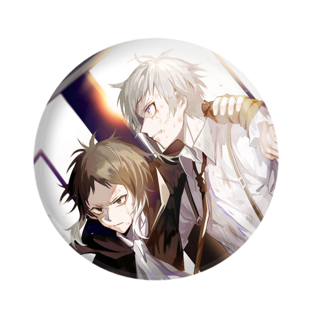 پیکسل خندالو مدل آتسوشی و آکوتاگاوا انیمه سگ های ولگرد بانگو کد 15659