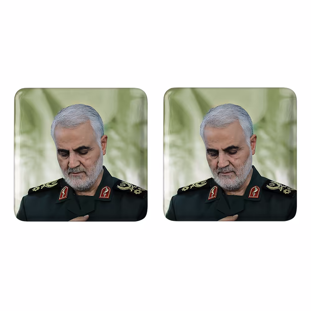 پیکسل خندالو مدل سردار قاسم سلیمانی کد 12614 به همراه مگنت