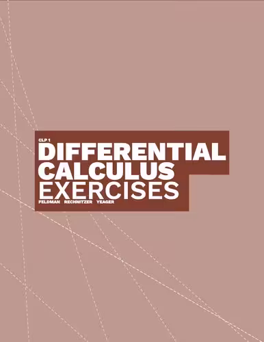 خرید و دانلود نسخه کامل کتاب CLP-1 Differential Calculus