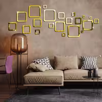 آینه آماتیس مدل چهارگوش کد AM-4G20