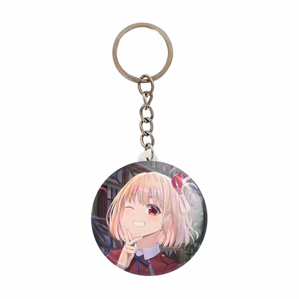 جاکلیدی خندالو مدل چیساتو انیمه لیکوریس ریکویل Lycoris Recoil کد 23063