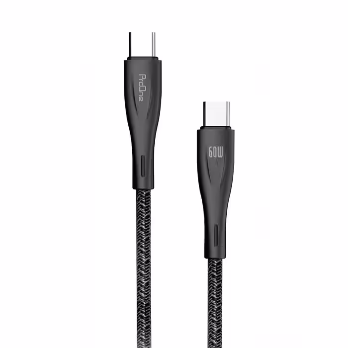 کابل تبدیل USB-C به USB-C پرووان مدل  60W-PCC112 طول 1 متر | کالا مکس