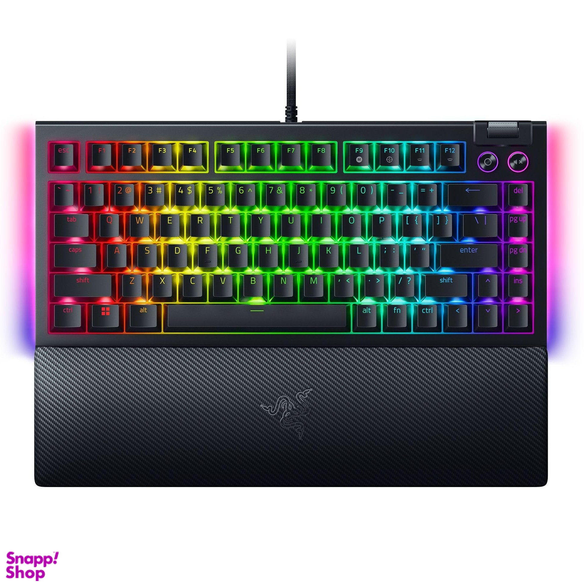 کیبورد باسیم مخصوص بازی ریزر مدل BlackWidow V4