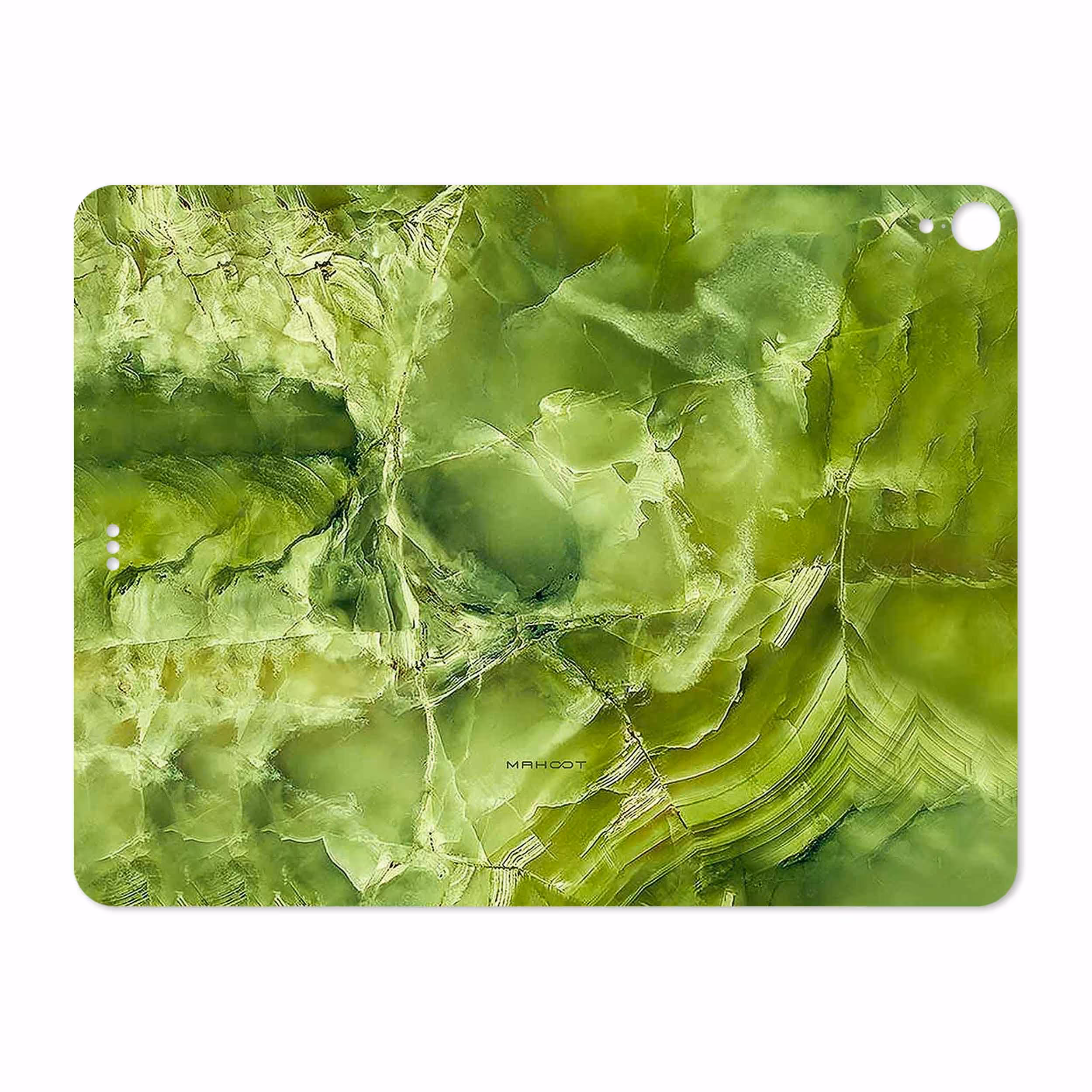 برچسب پوششی ماهوت مدل Green Crystal Marble مناسب برای تبلت اپل iPad Pro 12.9 (GEN 3) 2018 A1876