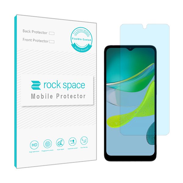 گلس موتورولا  Moto E13  مدل هیدروژل آنتی بلو برند راک اسپیس کد S
