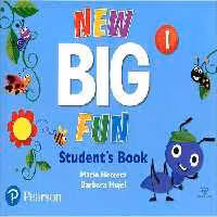 NEW Big Fun 1 SB WB CD کتاب نیو بیگ فان 1 (کتاب دانش آموز کتاب کار CD)