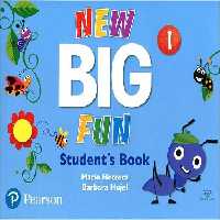 NEW Big Fun 1 SB WB CD کتاب نیو بیگ فان 1 (کتاب دانش آموز کتاب کار CD)
