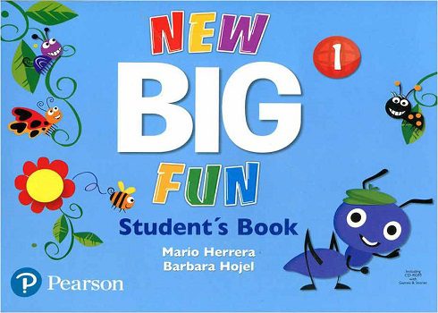 NEW Big Fun 1 SB WB CD کتاب نیو بیگ فان 1 (کتاب دانش آموز کتاب کار CD)