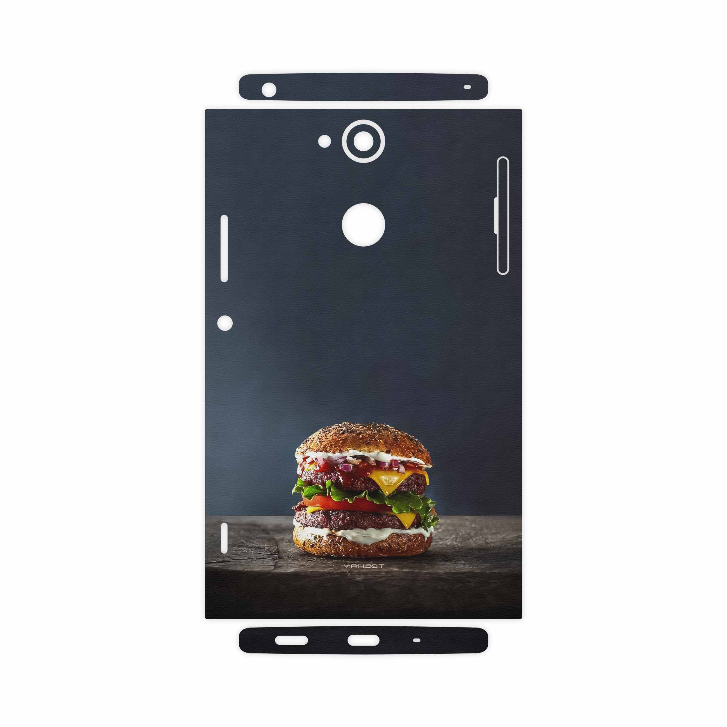 برچسب پوششی ماهوت مدل Hamburger-FullSkin مناسب برای گوشی موبایل سونی Xperia XA2