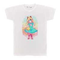 تی شرت بچگانه پرمانه طرح Star vs the Forces of Evil کد pmt.2831