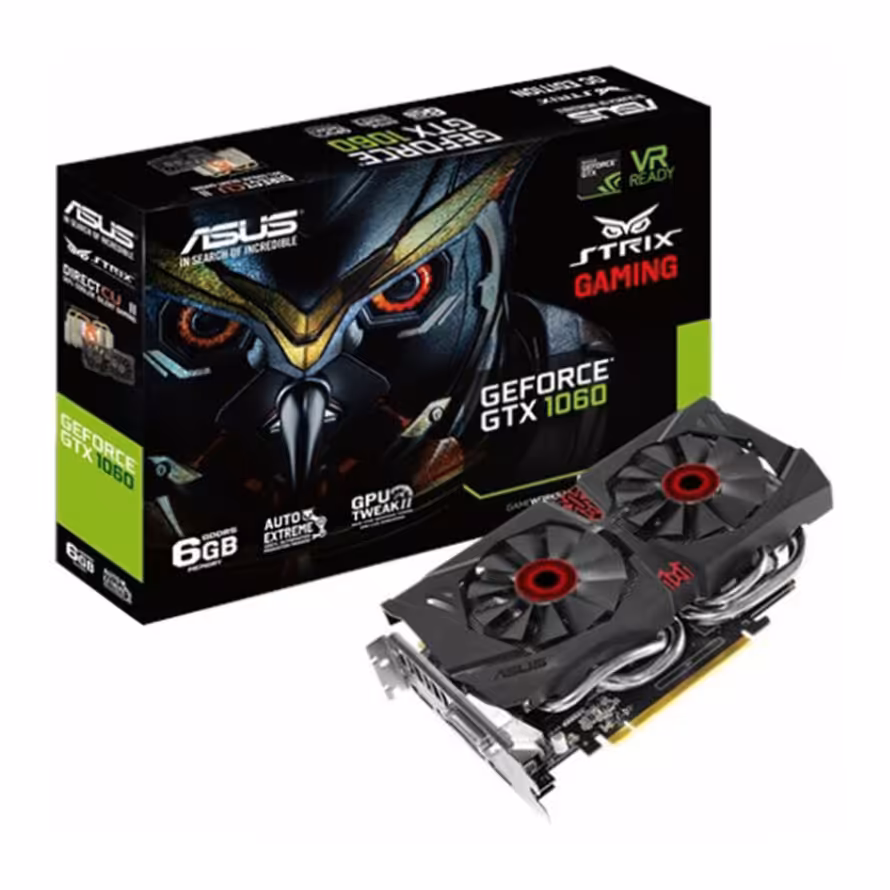 کارت گرافیک ایسوس ROG STRIX GTX 1060 DirectCU II
