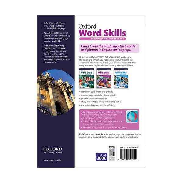 کتاب Oxford Word Skills 2nd Edition intermediate اثر Ruth Gairns and Stuart Redman انتشارات اکسفورد