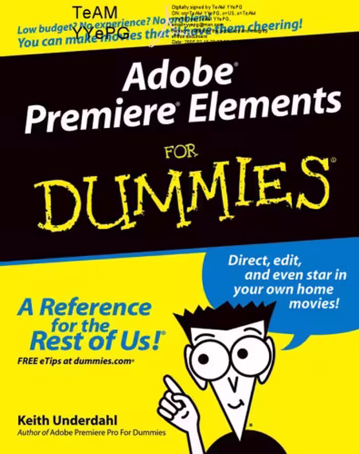 خرید و دانلود نسخه کامل کتاب Adobe Premiere Elements For Dummies
