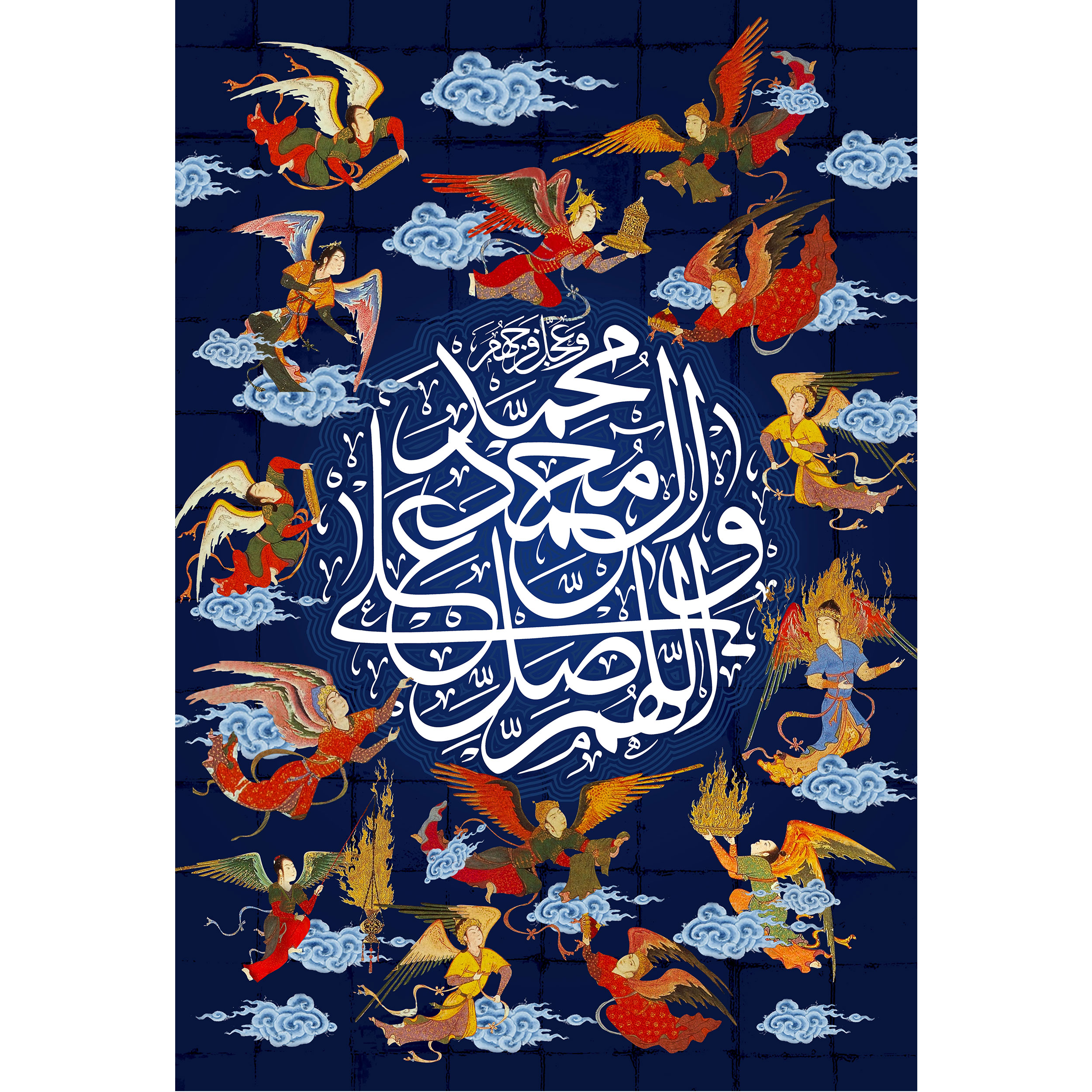 تابلو شاسی مدل صلوات کد T4111