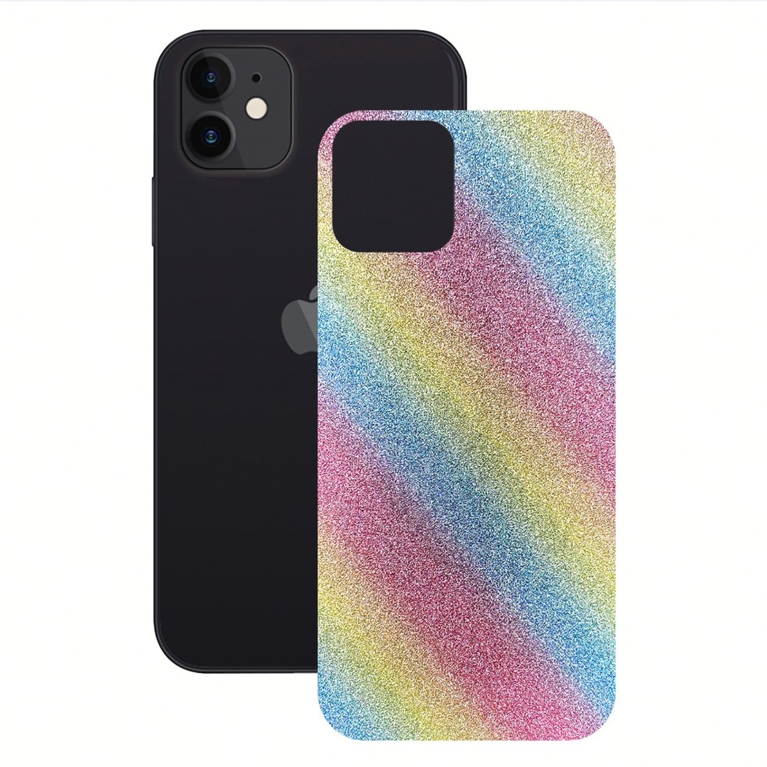 برچسب پوششی راک اسپیس طرح Bling Bling مناسب برای گوشی موبایل آیفون مدل iPhone 12 mini

