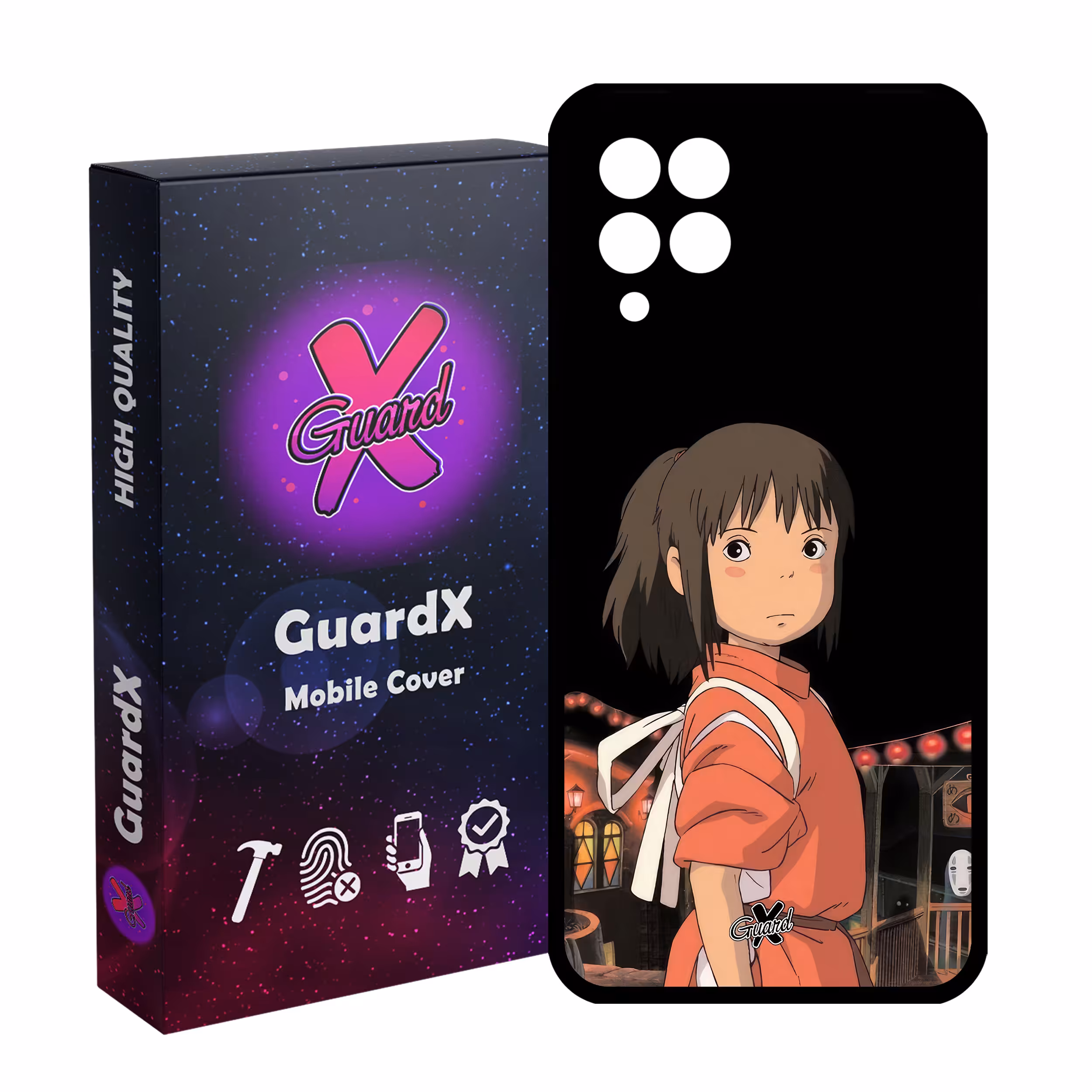 کاور گارد ایکس طرح Spirited Away Anime مدل Glass10574 مناسب برای گوشی موبایل سامسونگ Galaxy A12/M12/F12