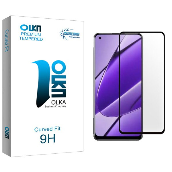 محافظ صفحه نمایش شیشه ای کولینگ مدل Olka مناسب برای گوشی موبایل ریلمی 11 4G | کالا برتری
