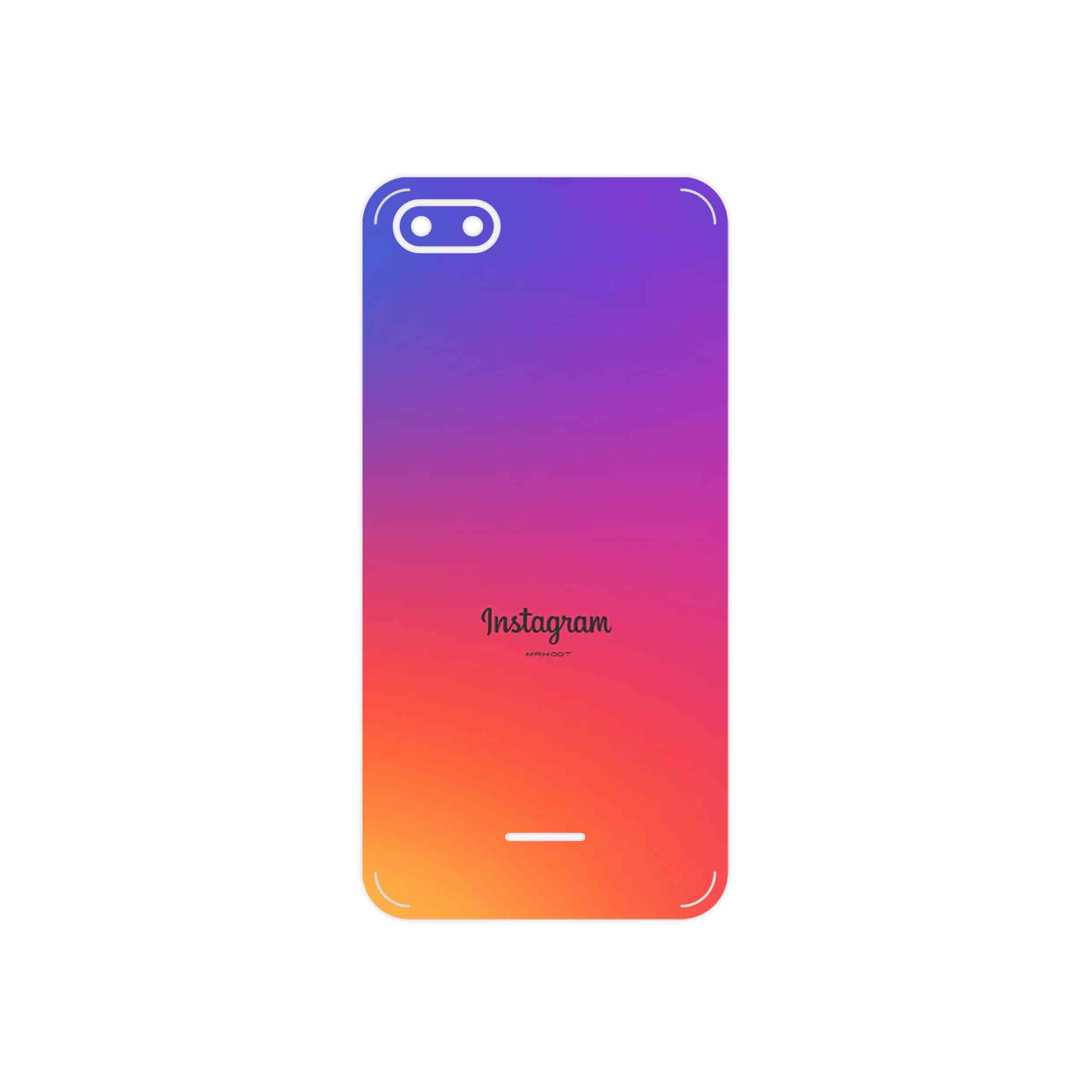 برچسب پوششی ماهوت مدل Instagram مناسب برای گوشی موبایل شیائومی Redmi 6A