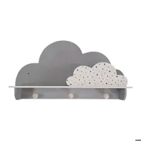 شلف دیواری اتاق کودک طرح ابر مدل MKids52-Gray