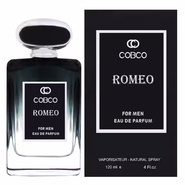 ادوپرفیوم مردانه کوبکو مدل ROMEOاسانس مونت بلک حجم 120 میل