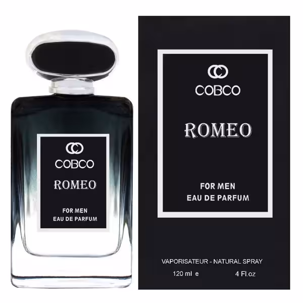 ادوپرفیوم مردانه کوبکو مدل ROMEOاسانس مونت بلک حجم 120 میل