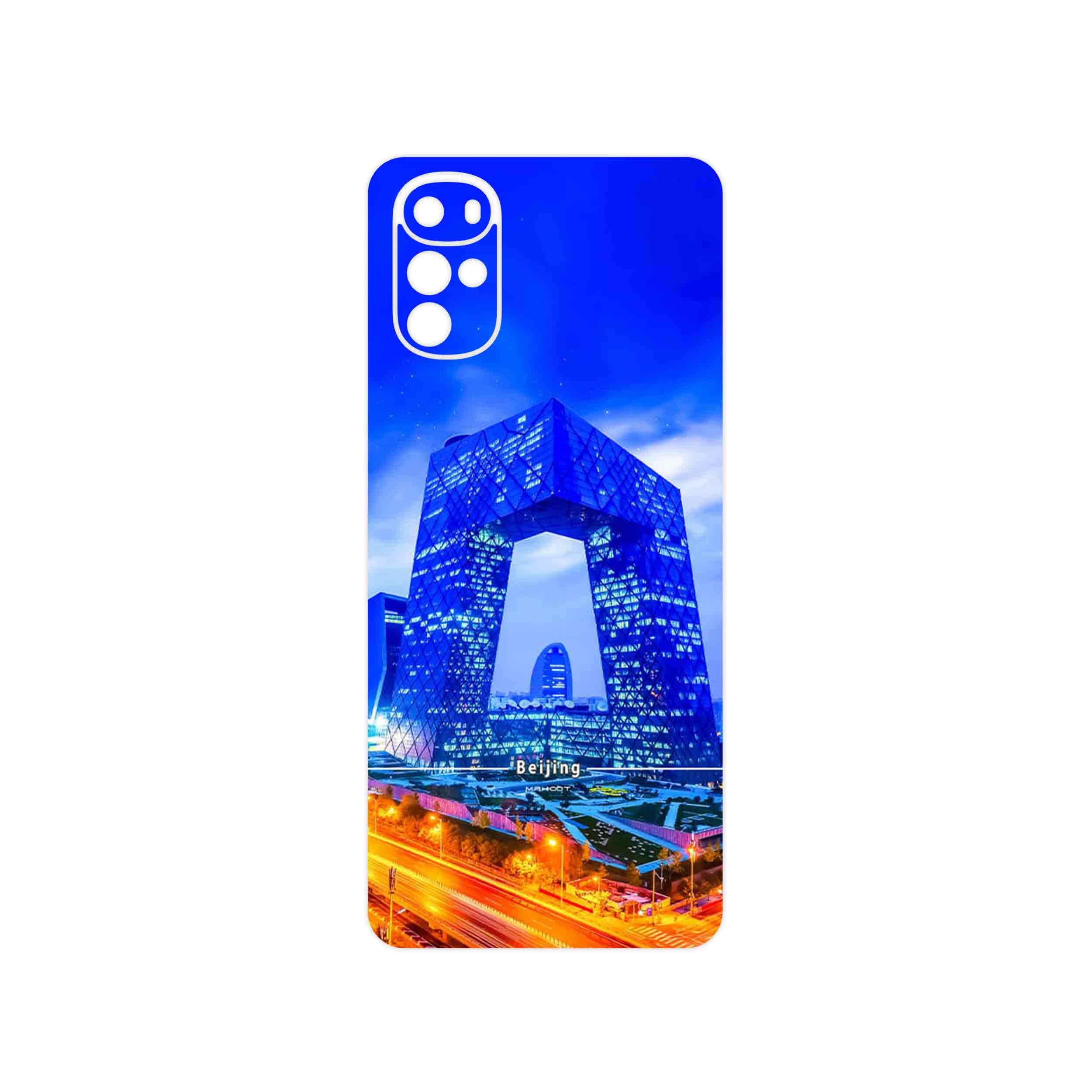 برچسب پوششی ماهوت مدل Beijing city مناسب برای گوشی موبایل موتورولا Moto G22