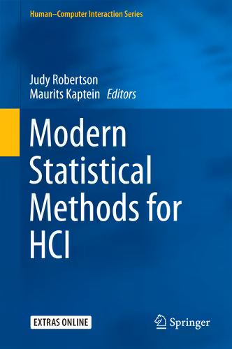 خرید و دانلود نسخه کامل کتاب Modern Statistical Methods for HCI