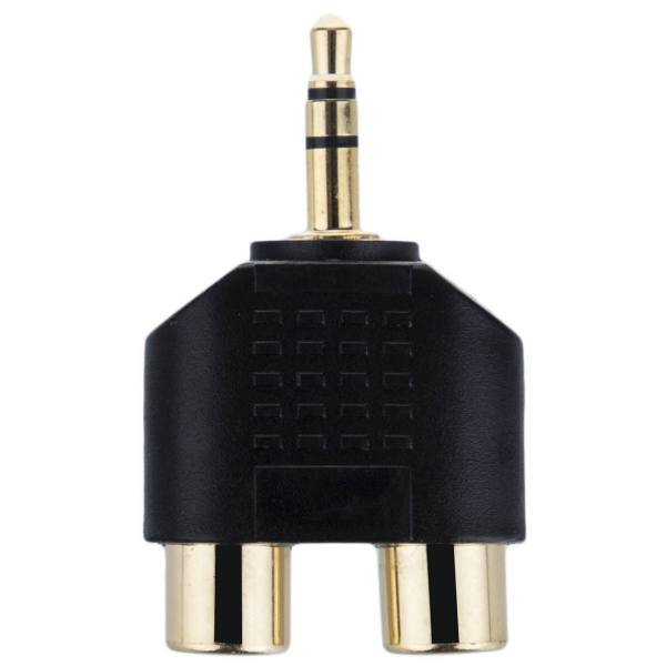 تبدیل 1 به 2 RCA جک 3.5 میلی متری مدل HQP کد MA81