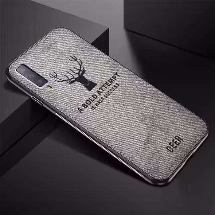 قاب گوزنی طرح پارچه سامسونگ A70