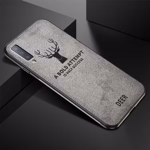 قاب گوزنی طرح پارچه سامسونگ A70