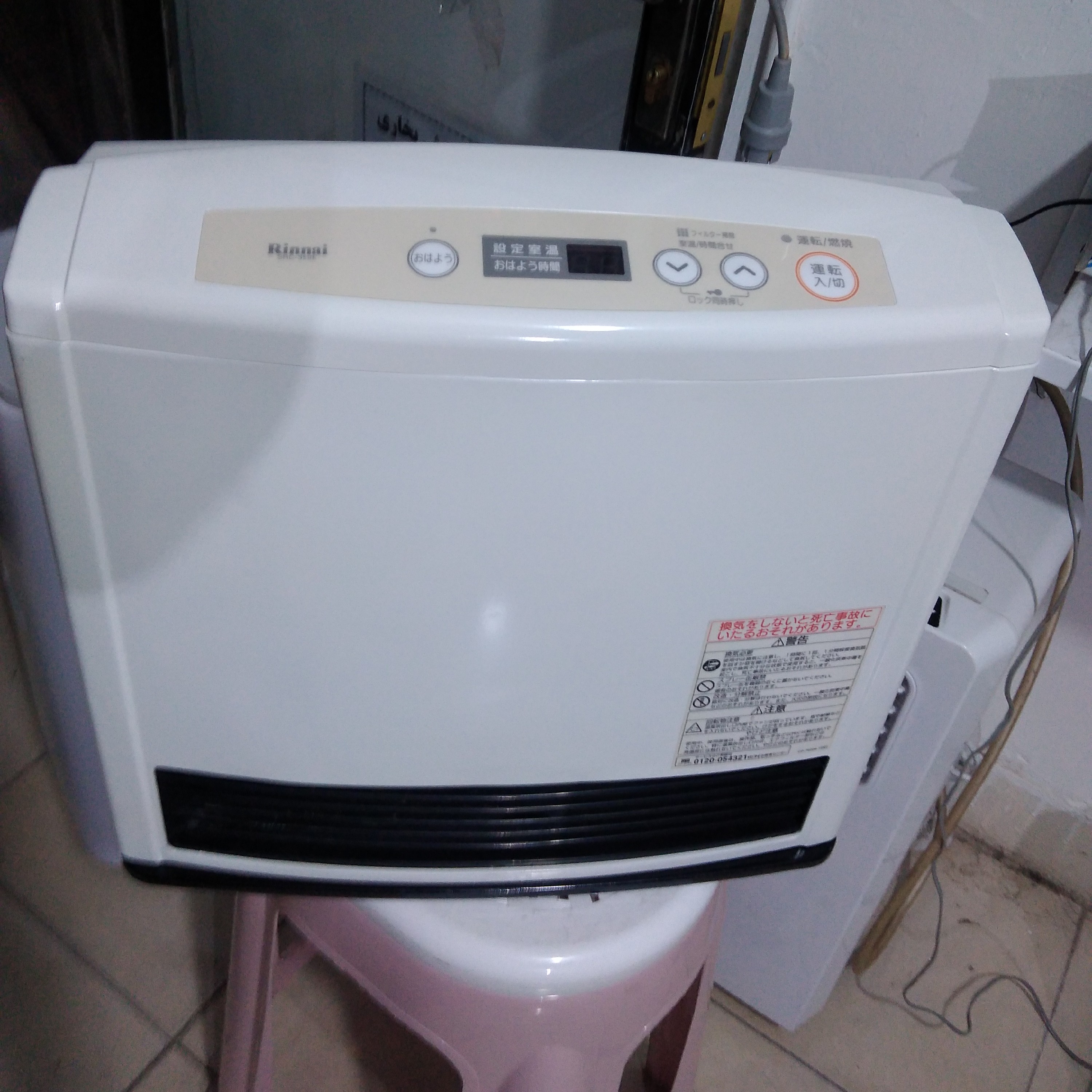 بخاری گازی برقی کپسولی فابریک ژاپن 4هزار توربو فن گرمای دوبرابر باغ روستامناطق سردسیر 