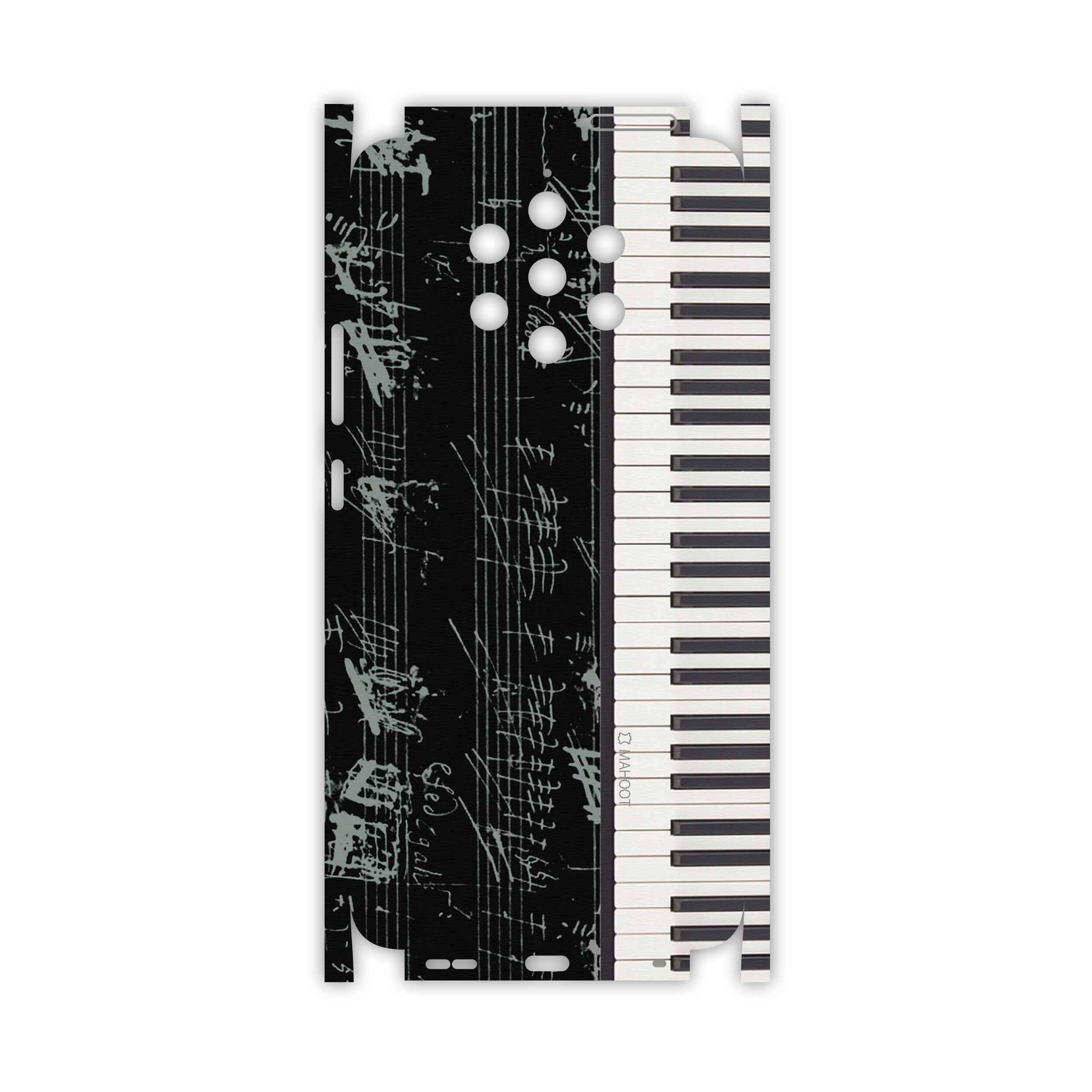 برچسب پوششی ماهوت مدل Piano-Instrument-FullSkin مناسب برای گوشی موبایل نوکیا 9 PureView