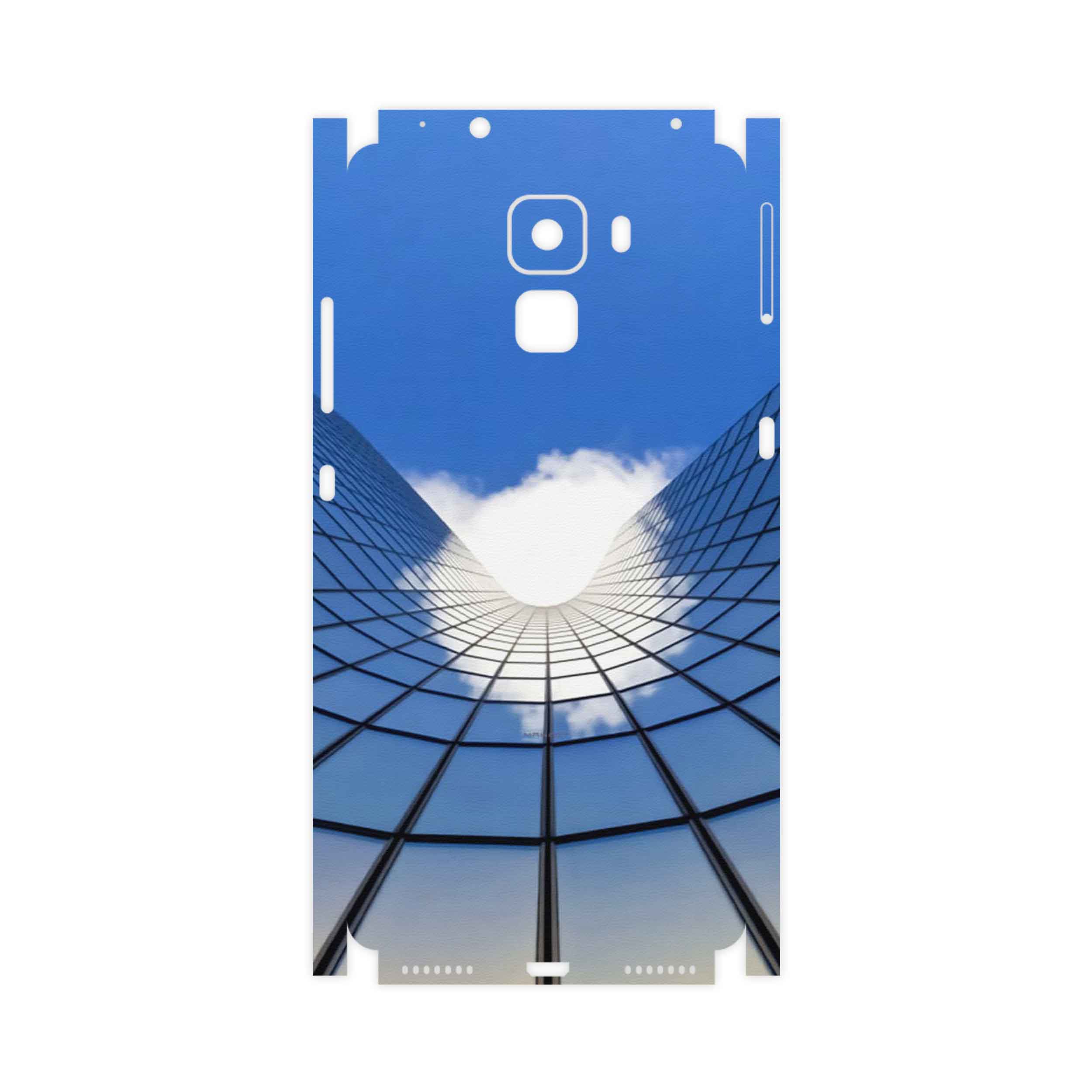 برچسب پوششی ماهوت مدل Glass skyscraper-FullSkin مناسب برای گوشی موبایل آنر 7