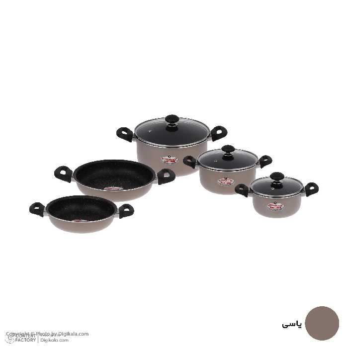 سرویس پخت و پز 8 پارچه زرساب مدل چیلی