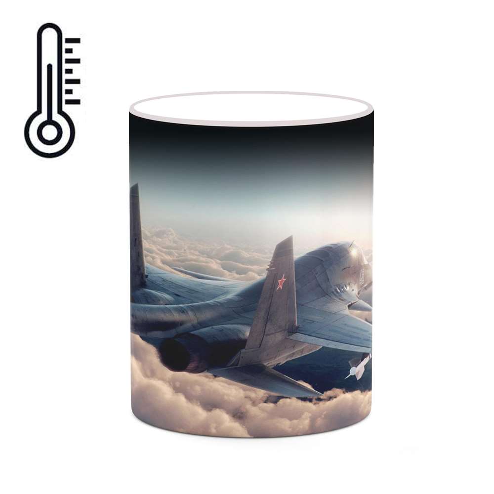 ماگ حرارتی کاکتی طرح هواپیمای جنگنده مدل mgh20331