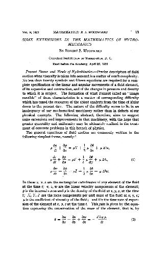 خرید و دانلود نسخه کامل کتاب Some Extensions in the Mathematics of Hydromechanics