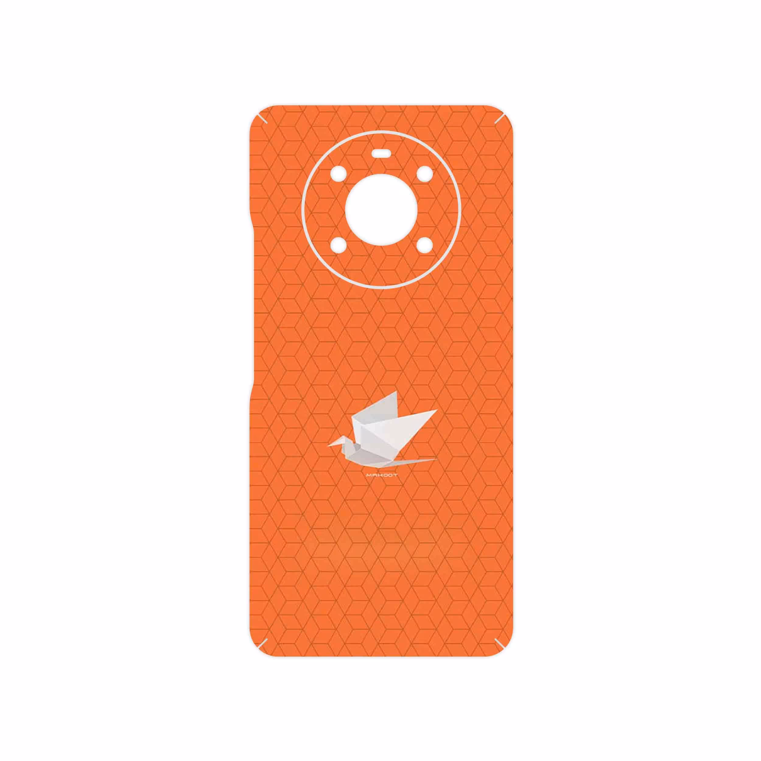 برچسب پوششی ماهوت مدل Minimalist origami bird مناسب برای گوشی موبایل آنر X9 4G