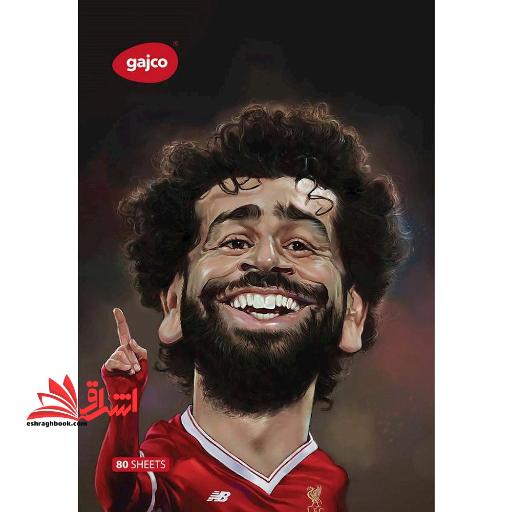 دفتر مشق 80 برگ تک خط طرح گربه و دوچرخه گاجکو - فروشگاه کتاب اشراق