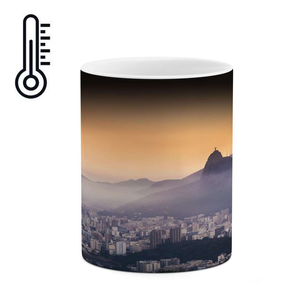 ماگ حرارتی کاکتی طرح شهر مدل mgh13432