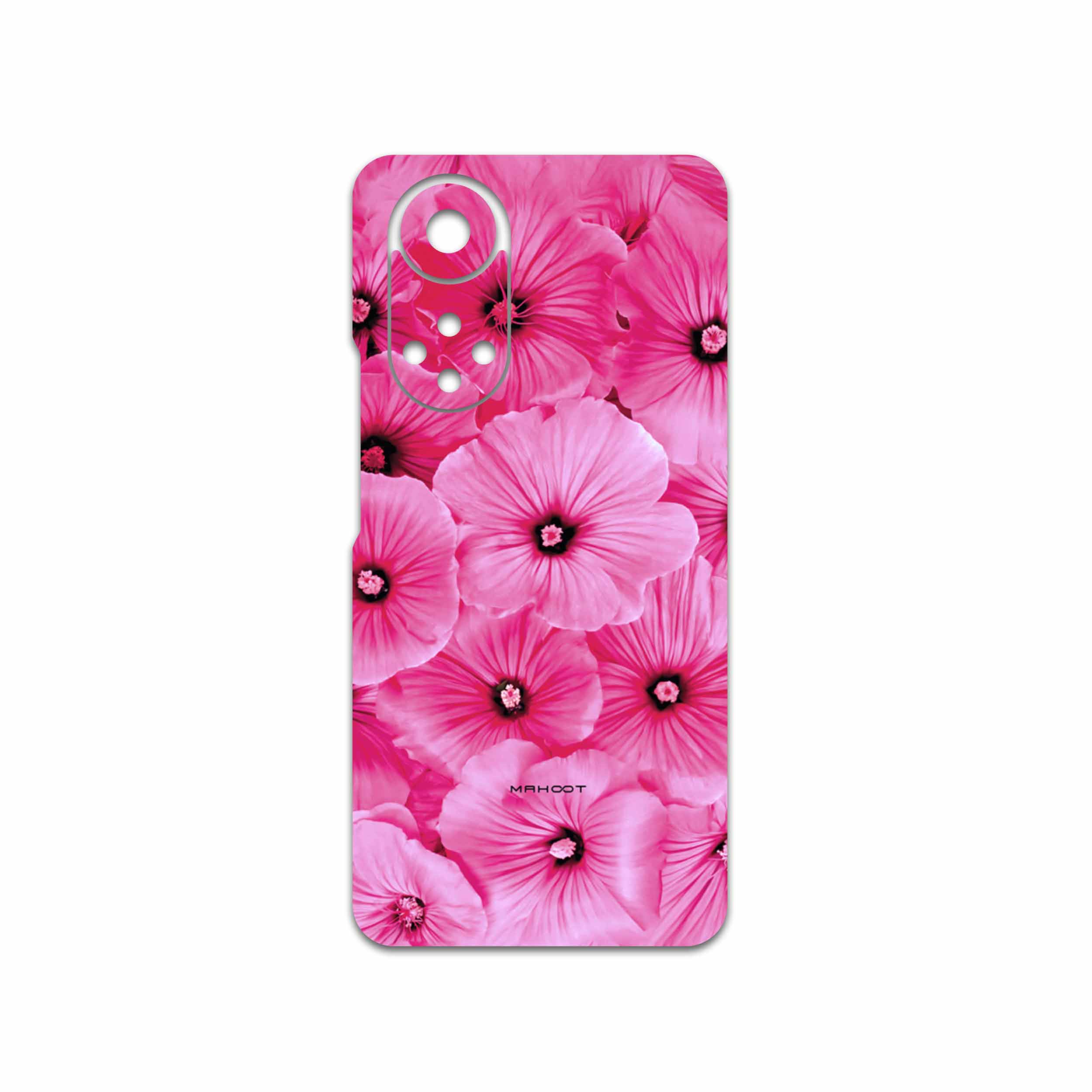 برچسب پوششی ماهوت مدل Pink-Flower مناسب برای گوشی موبایل هوآوی Nova 9