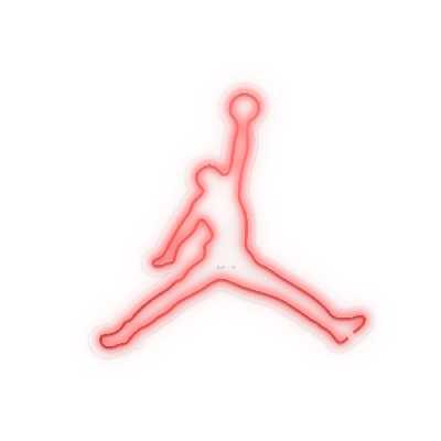 چراغ دیواری نئون دیزاین طرح Jordan_RD