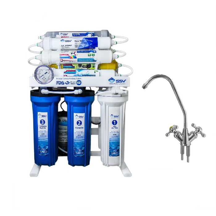 دستگاه تصفیه کننده آب اس اس وی مدل  MaxBlue 2wx1150 به همراه  شیر تصفیه آب