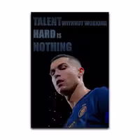 تابلو شاسی گوفی مدل کریستیانو رونالدو طرح CR7 Ronaldo کد TALNT45 | دنیای قاب